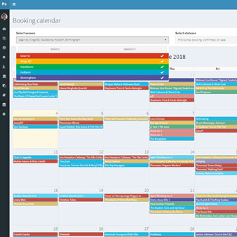 PizzaExpress Booking Calendar